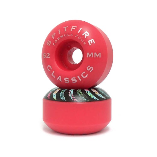 SPITFIRE WHEEL スピットファイヤー ウィール FORMULA FOUR（F4）99D CLASSIC FLORAL ピンク 52mm スケートボード スケボー 2