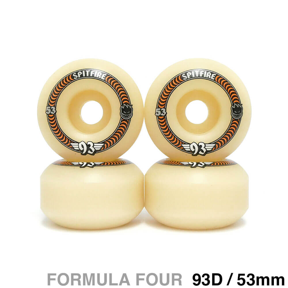 SPITFIRE WHEEL スピットファイヤー ウィール FORMULA FOUR（F4）93D CLASSIC 53mm スケートボード スケボー 1