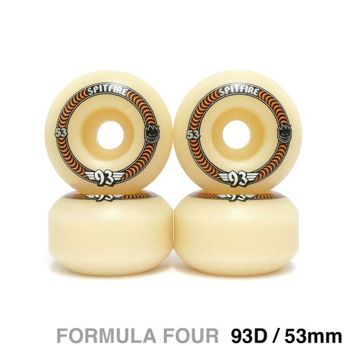 SPITFIRE WHEEL スピットファイヤー ウィール FORMULA FOUR（F4）93D CLASSIC 53mm スケートボード スケボー 1
