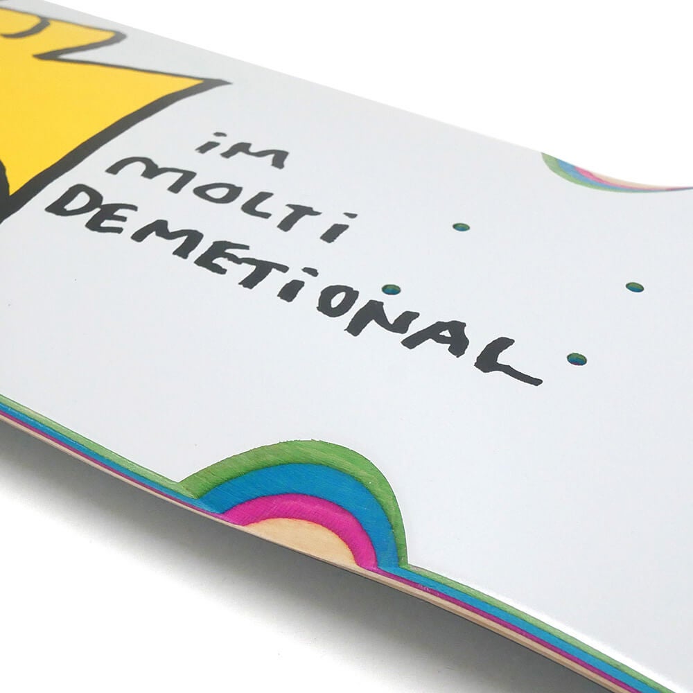 KROOKED DECK クルキッド デッキ UNA FARRAR MOLTI DEMETIONAL 8.28 WHELL WELLS スケートボード スケボー 3