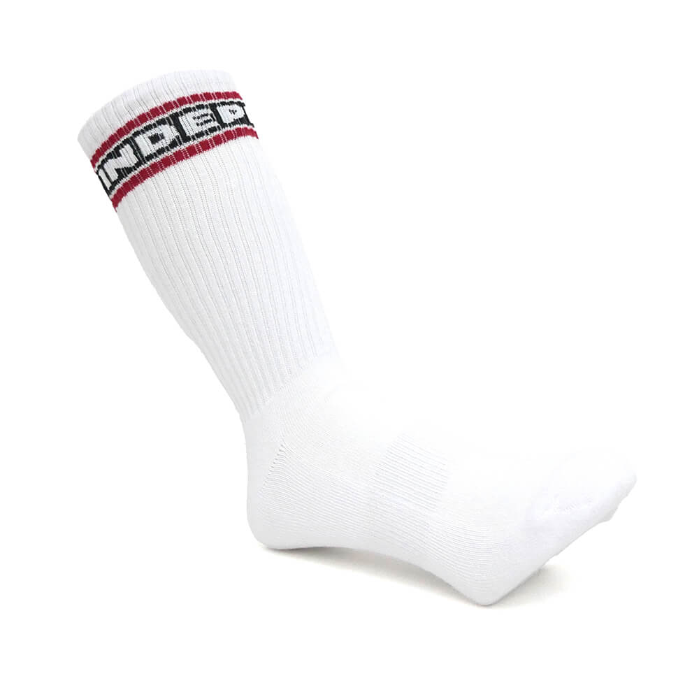 INDEPENDENT SOCKS インディペンデント ソックス 靴下 BAR LOGO 2 PACK BLACK/WHITE スケートボード スケボー 4
