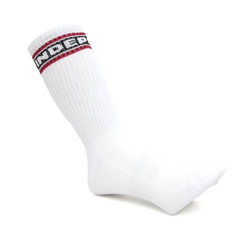 INDEPENDENT SOCKS インディペンデント ソックス 靴下 BAR LOGO 2 PACK BLACK/WHITE スケートボード スケボー 4