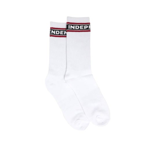 INDEPENDENT SOCKS インディペンデント ソックス 靴下 BAR LOGO 2 PACK BLACK/WHITE スケートボード スケボー 7