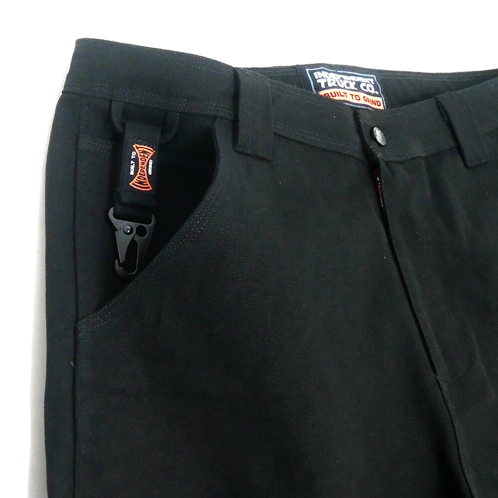  INDEPENDENT PANTS インディペンデント パンツ ジーンズ BUILT TO GRIND UTILITY BLACK スケートボード スケボー 1