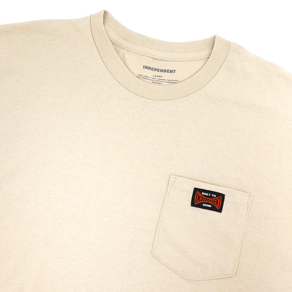  INDEPENDENT T-SHIRT インディペンデント Tシャツ BUILT TO GRIND POCKET SAND スケートボード スケボー 1
