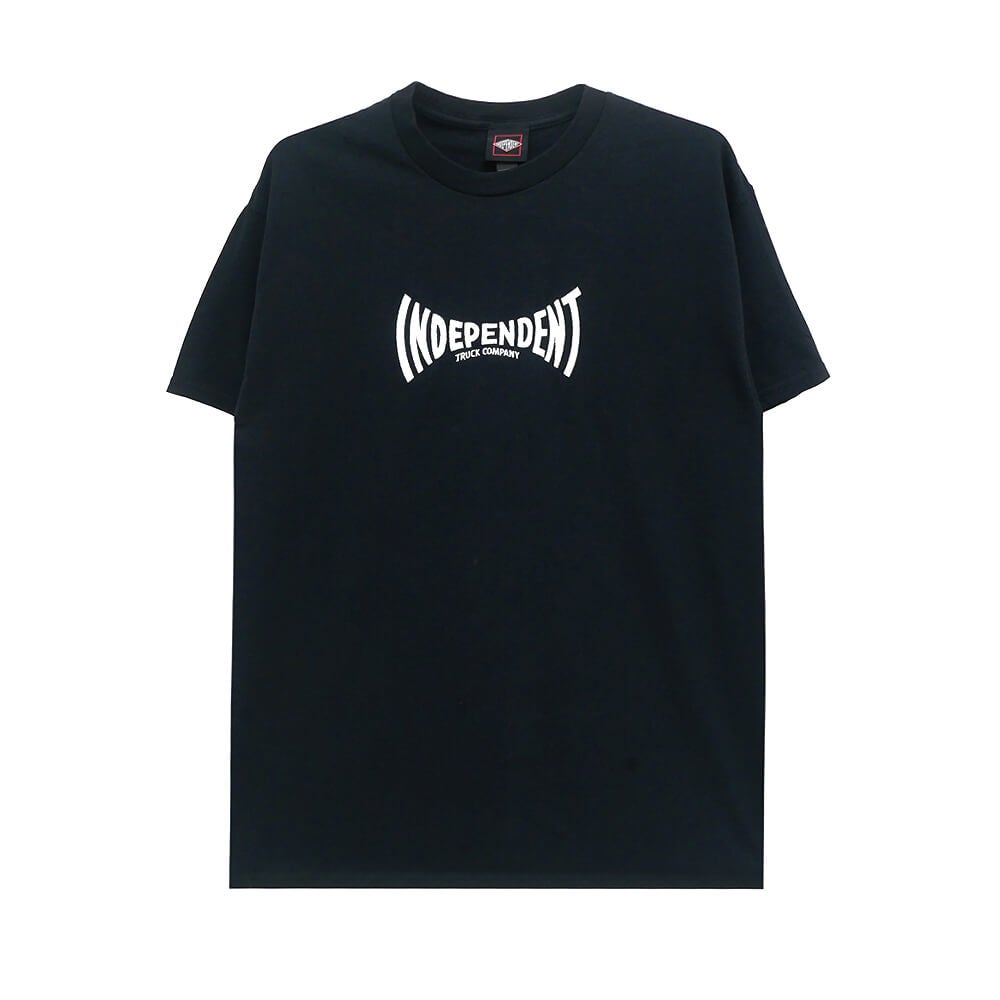  INDEPENDENT T-SHIRT インディペンデント Tシャツ EMBROIDERED SPAN BLACK スケートボード スケボー 