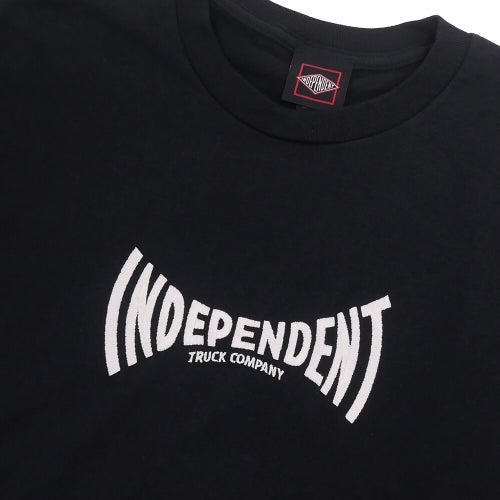  INDEPENDENT T-SHIRT インディペンデント Tシャツ EMBROIDERED SPAN BLACK スケートボード スケボー 1