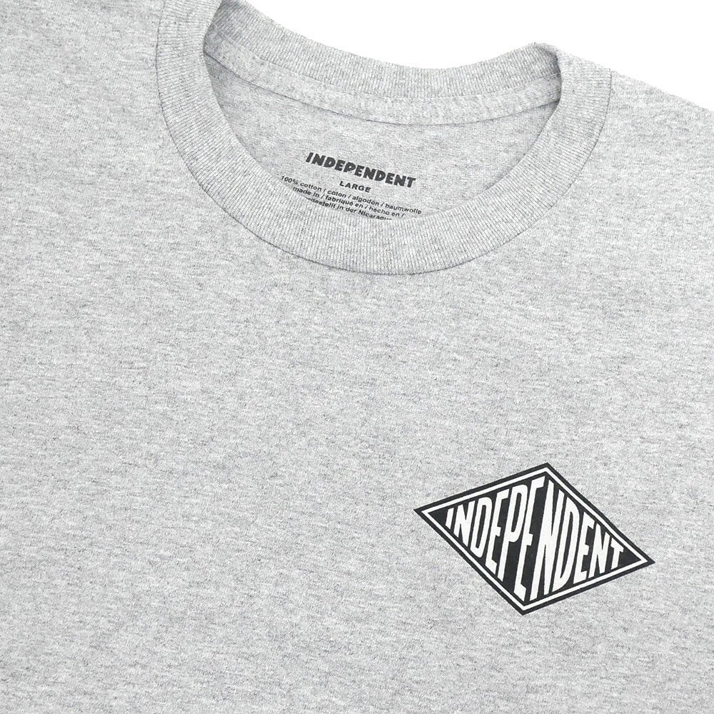  INDEPENDENT T-SHIRT インディペンデント Tシャツ TOOLS OF THE TRADE GREY スケートボード スケボー 2