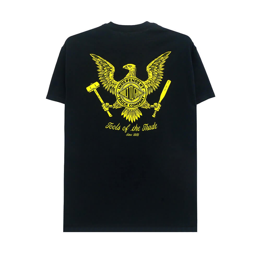  INDEPENDENT T-SHIRT インディペンデント Tシャツ TOOLS OF THE TRADE BLACK スケートボード スケボー 