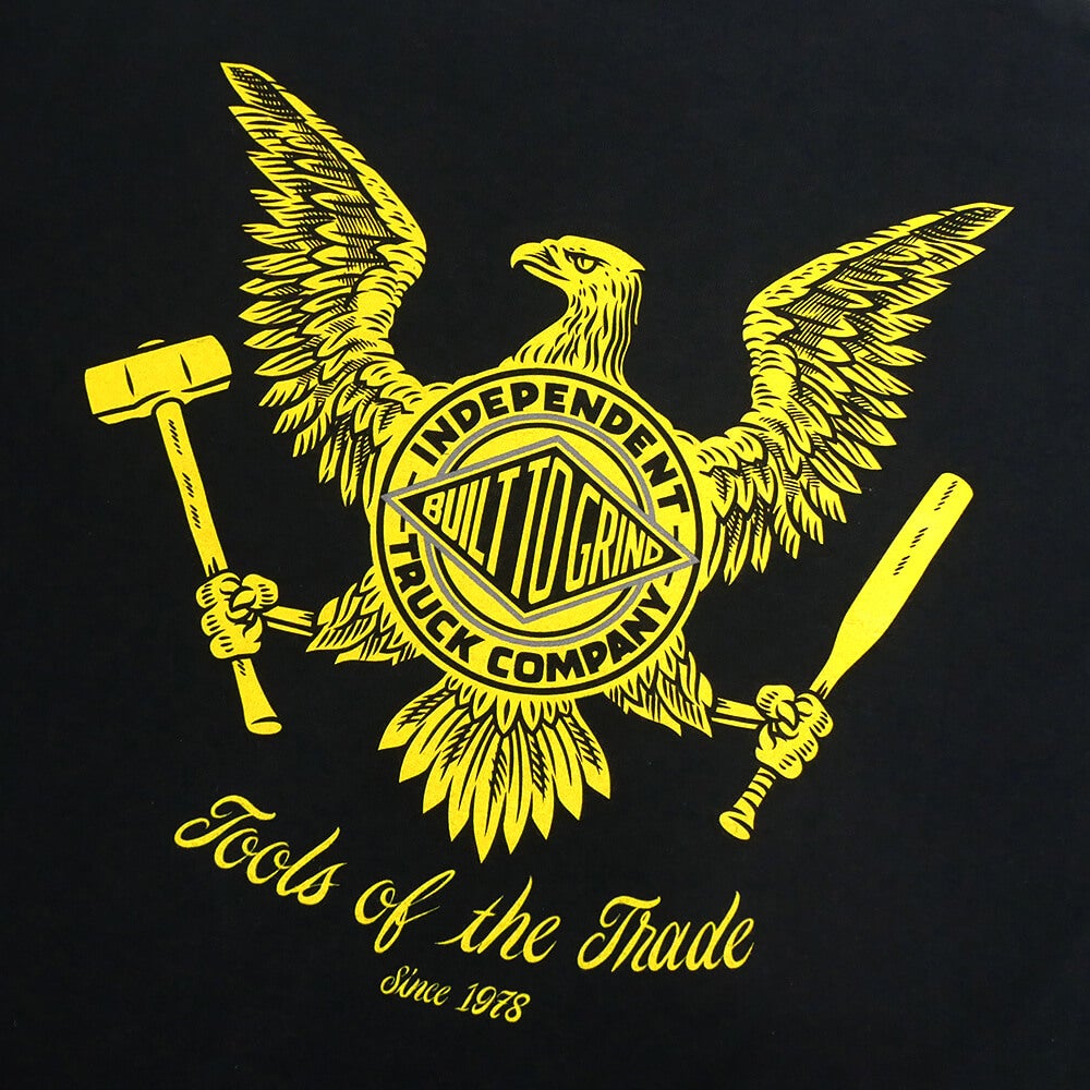  INDEPENDENT T-SHIRT インディペンデント Tシャツ TOOLS OF THE TRADE BLACK スケートボード スケボー 3