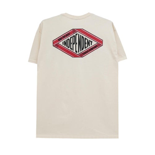  INDEPENDENT T-SHIRT インディペンデント Tシャツ SCROLL 2 NATURAL スケートボード スケボー 