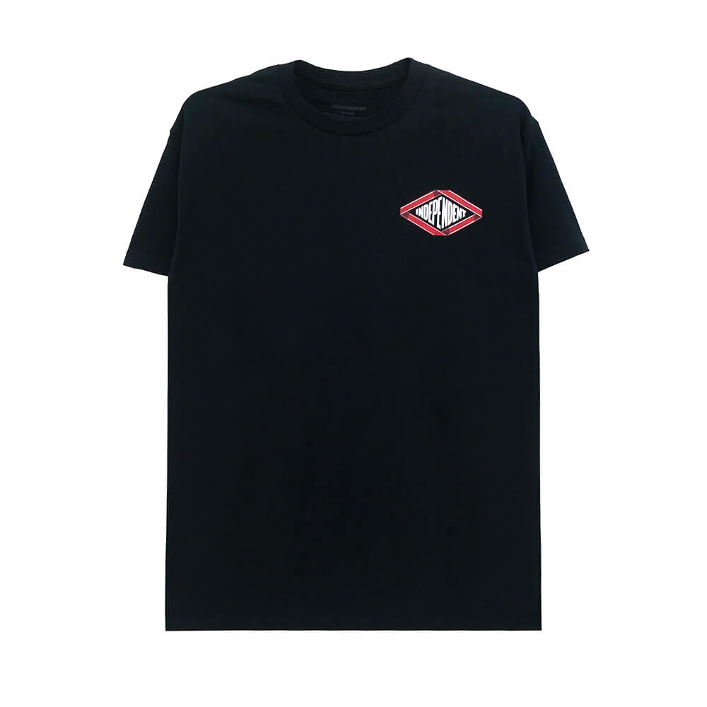  INDEPENDENT T-SHIRT インディペンデント Tシャツ SCROLL 2 BLACK スケートボード スケボー 1