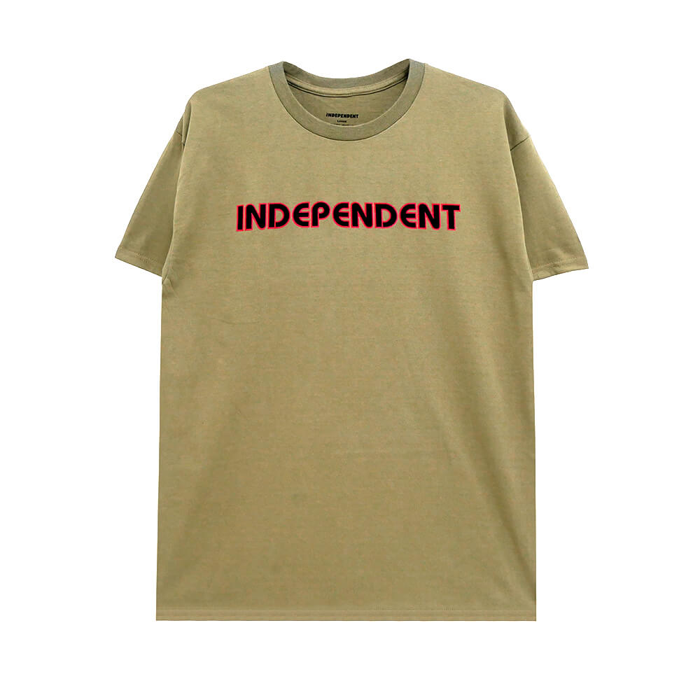 INDEPENDENT T-SHIRT インディペンデント Tシャツ GROUND WORK BLACK