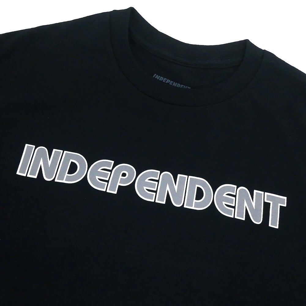  INDEPENDENT T-SHIRT インディペンデント Tシャツ GROUND WORK BLACK スケートボード スケボー 1
