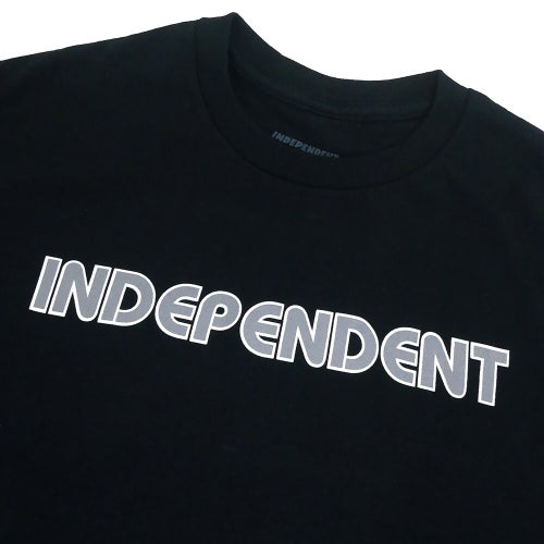  INDEPENDENT T-SHIRT インディペンデント Tシャツ GROUND WORK BLACK スケートボード スケボー 1