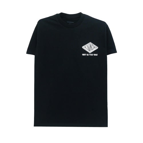 INDEPENDENT T-SHIRT インディペンデント Tシャツ ANYTIME ANYPLACE ANYWHER BLACK スケートボード スケボー 1