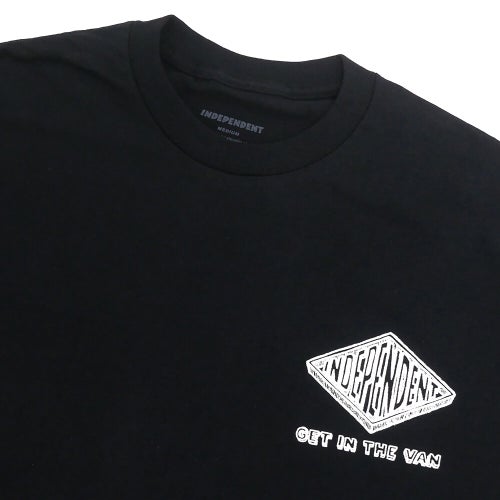 INDEPENDENT T-SHIRT インディペンデント Tシャツ ANYTIME ANYPLACE ANYWHER BLACK スケートボード スケボー 2