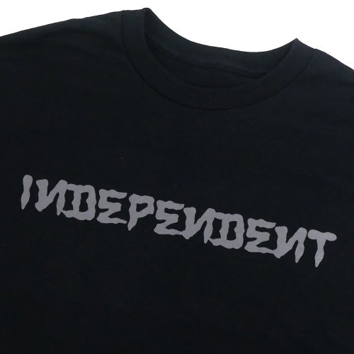  INDEPENDENT T-SHIRT インディペンデント Tシャツ DRESSEN BAR BLACK スケートボード スケボー 1