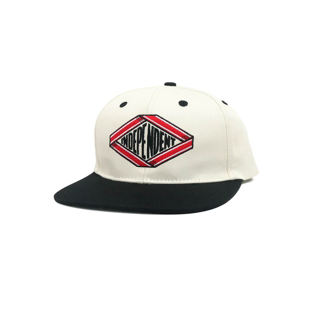 INDEPENDENT CAP インディペンデント キャップ SCROLL 2 SNAPBACK NATURAL/BLACK スケートボード スケボー 