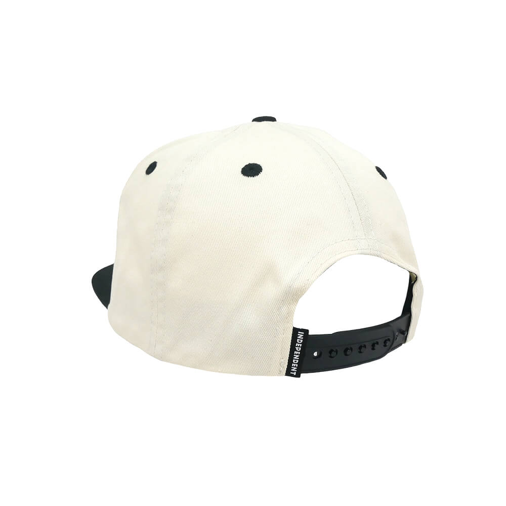 INDEPENDENT CAP インディペンデント キャップ SCROLL 2 SNAPBACK NATURAL/BLACK スケートボード スケボー 2
