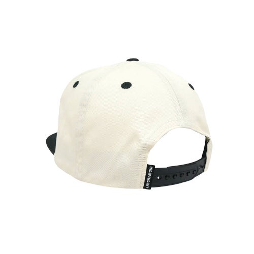 INDEPENDENT CAP インディペンデント キャップ SCROLL 2 SNAPBACK NATURAL/BLACK スケートボード スケボー 2