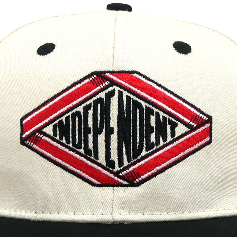 INDEPENDENT CAP インディペンデント キャップ SCROLL 2 SNAPBACK NATURAL/BLACK スケートボード スケボー 4