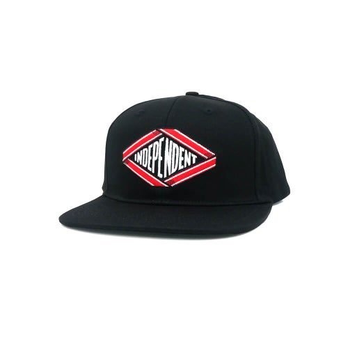 INDEPENDENT CAP インディペンデント キャップ SCROLL 2 SNAPBACK BLACK スケートボード スケボー 