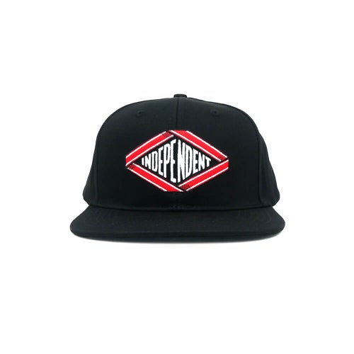 INDEPENDENT CAP インディペンデント キャップ SCROLL 2 SNAPBACK BLACK スケートボード スケボー 1