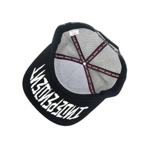 INDEPENDENT MESHCAP インディペンデント メッシュキャップ DRESSEN SKULL ROSE TRUCKER SNAPBACK WHITE/BLACK スケートボード スケボー 3