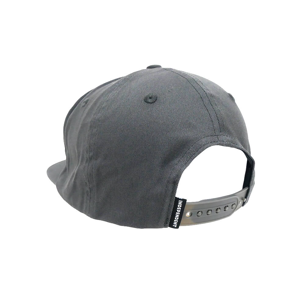 INDEPENDENT CAP インディペンデント キャップ BAR LOGO SNAPBACK CHARCOAL スケートボード スケボー 2