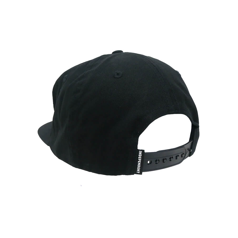 INDEPENDENT CAP インディペンデント キャップ BAR LOGO SNAPBACK BLACK スケートボード スケボー 2
