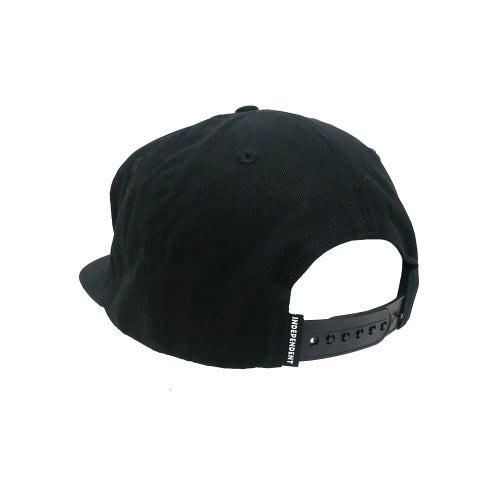 INDEPENDENT CAP インディペンデント キャップ BAR LOGO SNAPBACK BLACK スケートボード スケボー 2