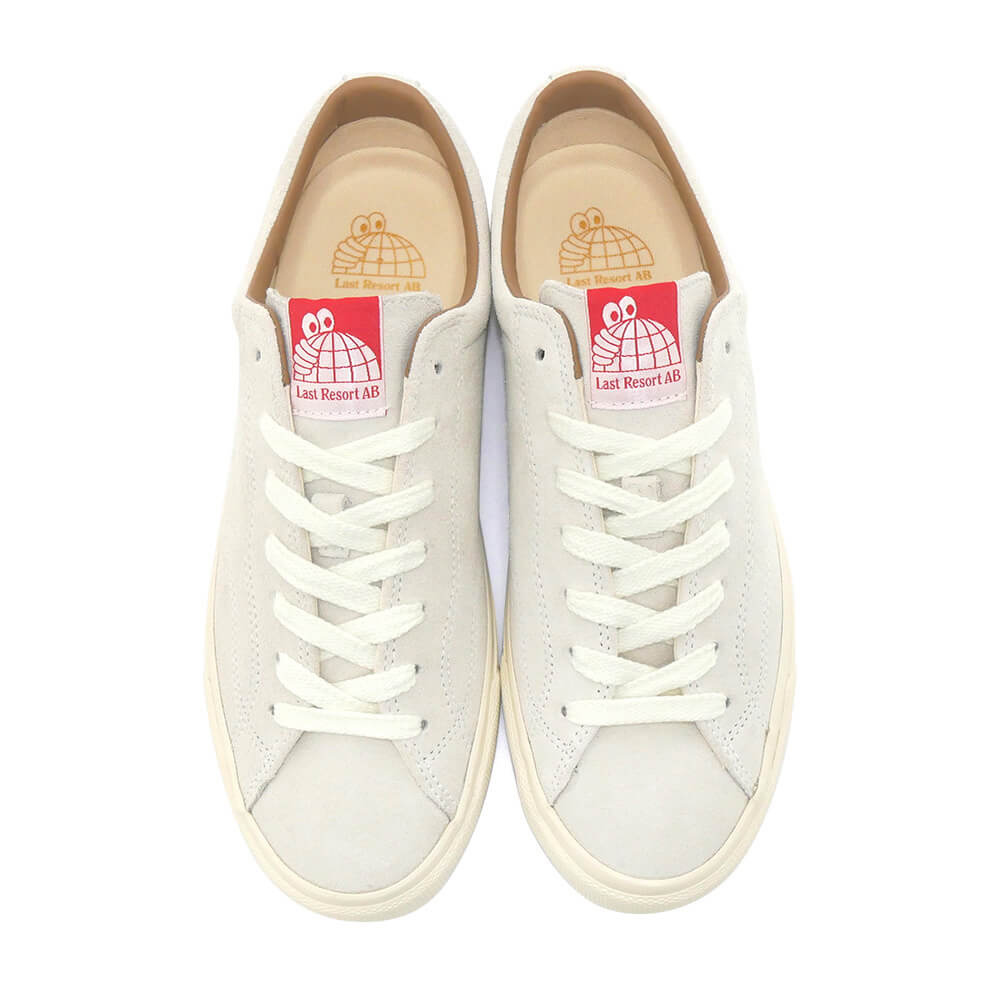 LAST RESORT AB SHOES ラストリゾートエービー シューズ スニーカー VM003 SUEDE LO WHITE/WHITE スケートボード スケボー　3