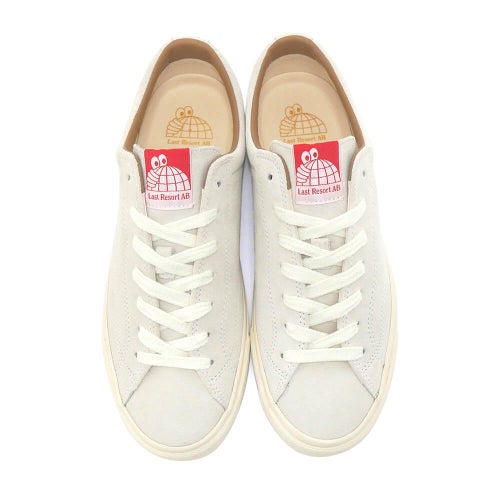 LAST RESORT AB SHOES ラストリゾートエービー シューズ スニーカー VM003 SUEDE LO WHITE/WHITE スケートボード スケボー　3