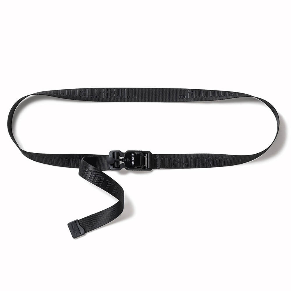 TIGHTBOOTH（TBPR）BELT タイトブース ベルト JACQUARD LOGO BELT BLACK スケートボード スケボー　2