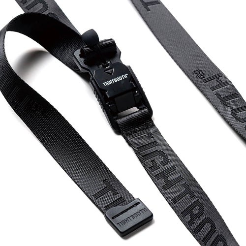 TIGHTBOOTH（TBPR）BELT タイトブース ベルト JACQUARD LOGO BELT BLACK スケートボード スケボー　5
