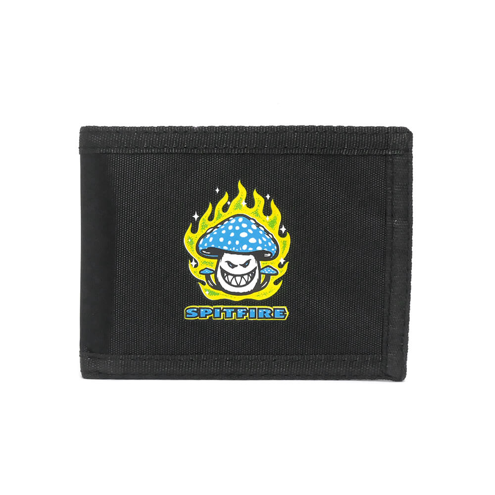 SPITFIRE WALLET スピットファイヤー サイフ MUSHROOM BIGHEAD BI-FOLD WALLET BLACK スケートボード スケボー 1