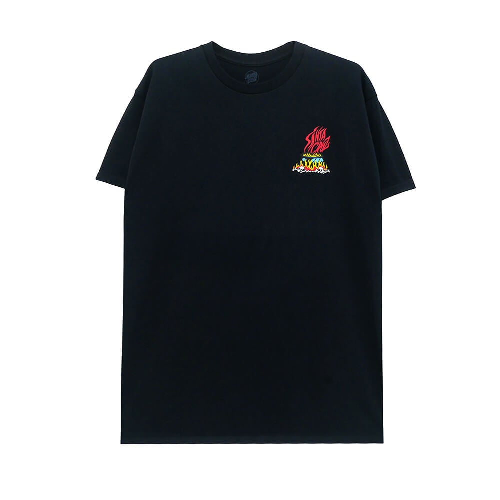 SANTA CRUZ T-SHIRT サンタクルーズ Tシャツ SALBA VOODOO FRAME BLACK スケートボード スケボー 1