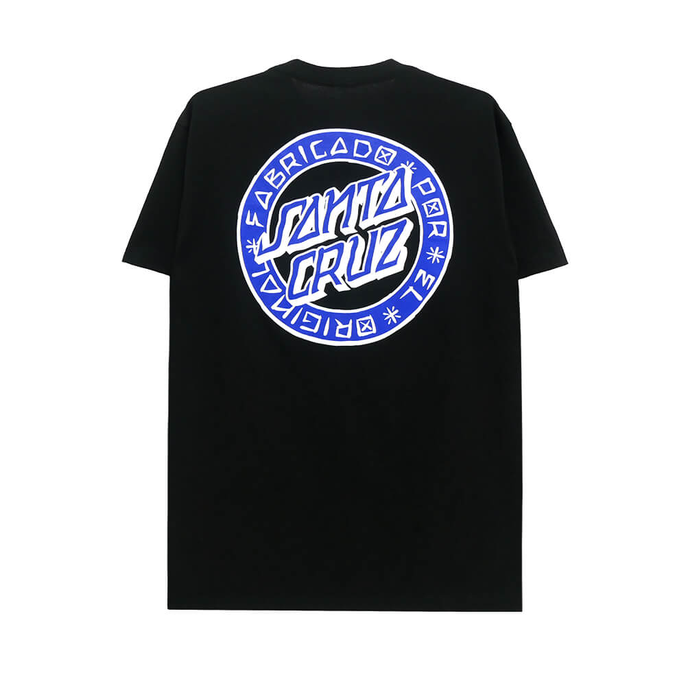 SANTA CRUZ T-SHIRT サンタクルーズ Tシャツ LOCO DOT BLACK スケートボード スケボー 