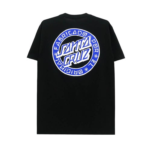 SANTA CRUZ T-SHIRT サンタクルーズ Tシャツ LOCO DOT BLACK スケートボード スケボー 