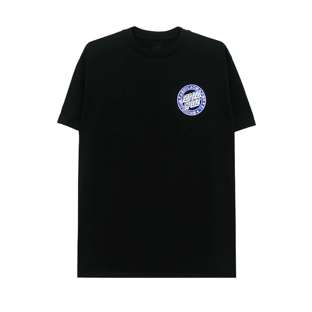 SANTA CRUZ T-SHIRT サンタクルーズ Tシャツ LOCO DOT BLACK スケートボード スケボー 1