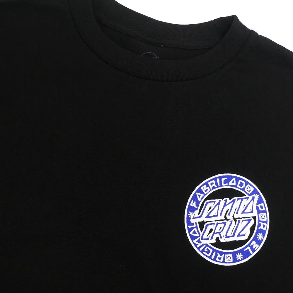 SANTA CRUZ T-SHIRT サンタクルーズ Tシャツ LOCO DOT BLACK スケートボード スケボー 2
