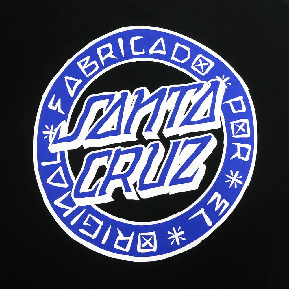 SANTA CRUZ T-SHIRT サンタクルーズ Tシャツ LOCO DOT BLACK スケートボード スケボー 3