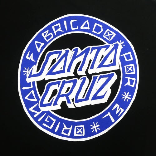 SANTA CRUZ T-SHIRT サンタクルーズ Tシャツ LOCO DOT BLACK スケートボード スケボー 3