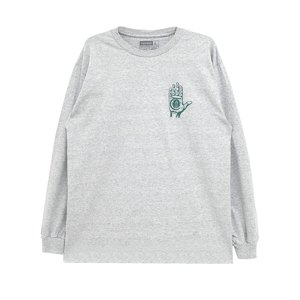 THEORIES LONG SLEEVE セオリーズ ロングスリーブTシャツ MYSTIC ADVISOR ASH スケートボード スケボー 1
