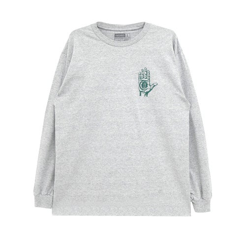 THEORIES LONG SLEEVE セオリーズ ロングスリーブTシャツ MYSTIC ADVISOR ASH スケートボード スケボー 1