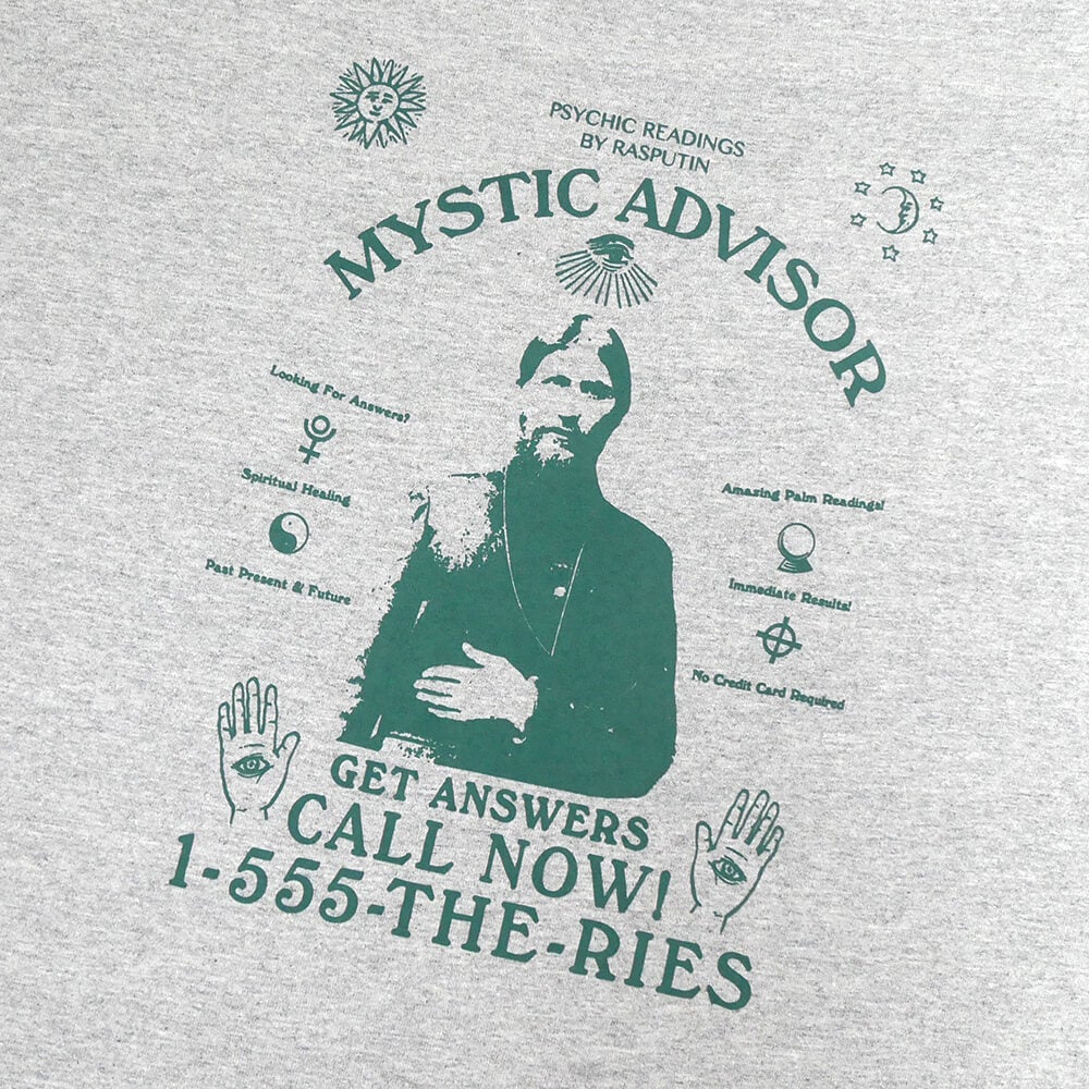 THEORIES LONG SLEEVE セオリーズ ロングスリーブTシャツ MYSTIC ADVISOR ASH スケートボード スケボー 3