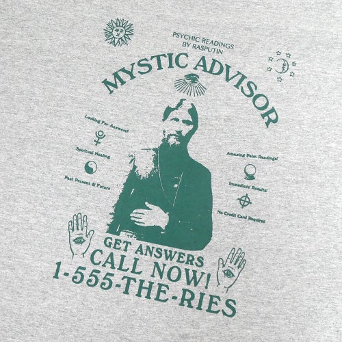 THEORIES LONG SLEEVE セオリーズ ロングスリーブTシャツ MYSTIC ADVISOR ASH スケートボード スケボー 3