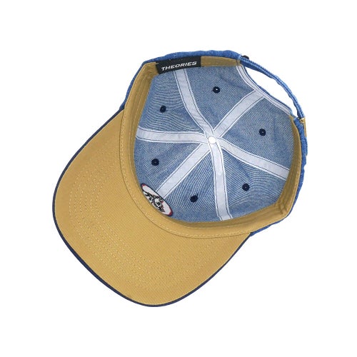 THEORIES CAP セオリーズ キャップ CHAMP STRAPBACK DENIM BLUE スケートボード スケボー 3