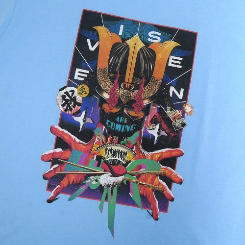 EVISEN T-SHIRT エビセン Tシャツ COMING BLUE スケートボード スケボー 1